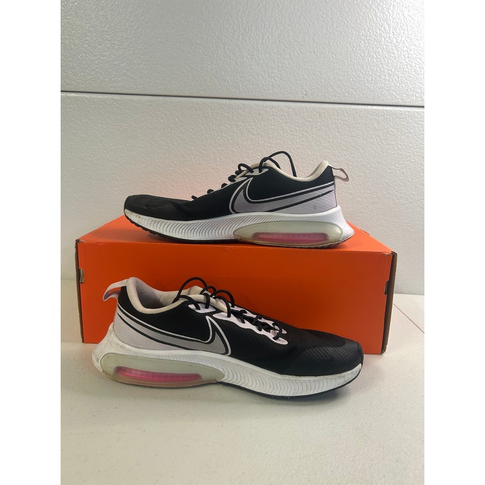 Nike Air Zoom Arcadia Black White Pink Kids 7Y #2954 - Picture 2 of 6